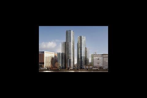 Foster + Partners development in Vauxhall for Reubens Brothers 